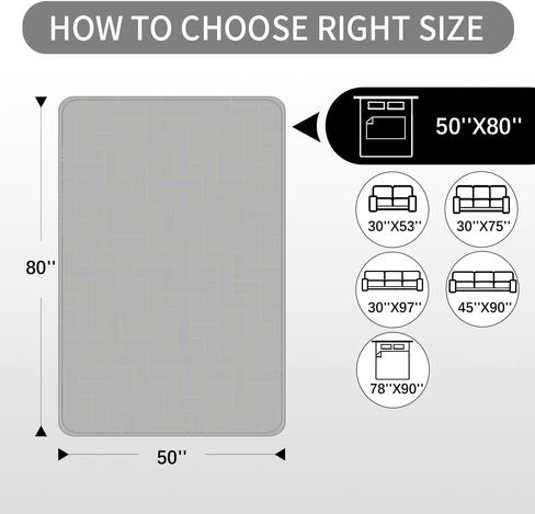 fuguitex Waterproof Dog Bed Cover Couch Cover, Anti-Slip Cat Mat Pet Pad Blanket for Sofa Chair Recliner Furniture Protrctor in Saudi Arabia