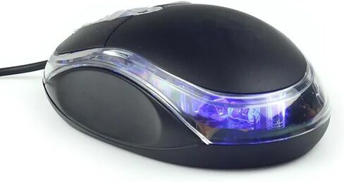 2PCS Mini Optical Wired Mouse Game Mouse USB LED Ergonomic Design Mice for PC/Laptop/Notebook in Saudi Arabia