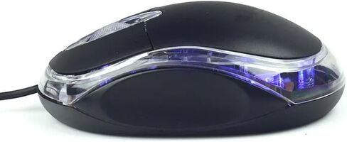 2PCS Mini Optical Wired Mouse Game Mouse USB LED Ergonomic Design Mice for PC/Laptop/Notebook in Saudi Arabia