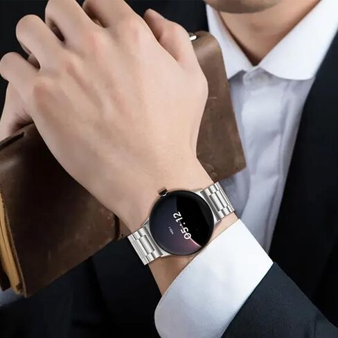 NINKI Stainless Steel Slim Band Compatible for Google Pixel Watch 3 41mm Band/Pixel Watch 2 Women Men,No Gap Metal Loop Replacement Wristband Bracelet Thin Bands for Pixel Watch 3 Band Strap Silver in Saudi Arabia