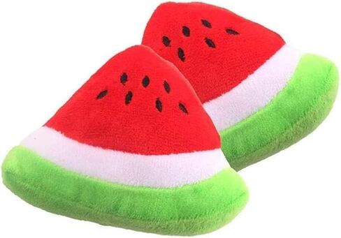 لعبة الحيوانات الأليفة من JJLFresheners، أداة مضغ تصدر أصواتًا، كرة مثلثة من القطن المخملي تصدر أصواتًا على شكل البطيخ، للكلاب الصغيرة، مستلزمات مفيدة ومهرة للحيوانات الأليفة in Kuwait