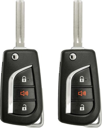 Keyless2Go Replacement for Remote Flip Key Toyota HYQ12BFB 89070-12C20 H Chip in Saudi Arabia