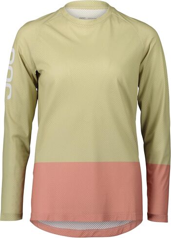 POC, Women's MTB Pure LS Jersey, Propylene Red/Agate Red in Saudi Arabia