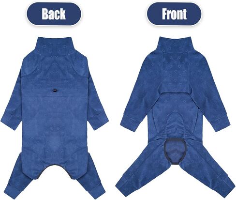 Full Body Dog Winter Coat Fleece Dog Sweater Warm Dog Pajamas for Large Medium Dogs Jacket Winter Dog Costume Stretchy Dog Sweatshirt Dog Fleece Onesie Warm Dog Clothes Christmas Jumpsuit in Saudi Arabia