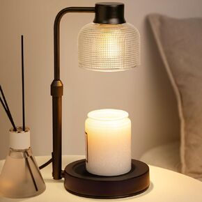 KLL Candle Warmer Lamp for Home: Electric Candle Warmer Lamp with Timer for Home Decor - Adjustable Height Candle Lamp, House Warming Gifts for New Home