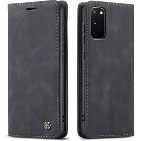 Kowauri Galaxy S20 FE 5G Case,Leather Wallet Case Classic Design with Card Slot and Magnetic Closure Flip Fold Case for Samsung Galaxy S20 Fan Edition 5G (Black)