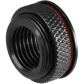 G1/4 Thread Twists Water Cooling Tube Fitting Connector, 18mm Pass Through Fitting PC Water Cooling System Soft Tube Connectors