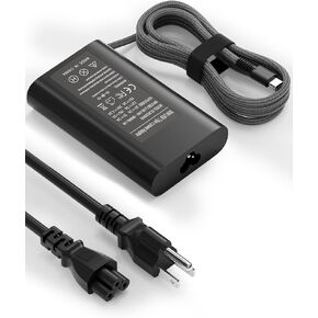 New 45W USB C Laptop Charger,for HP 14-ca020nr,14-ca061dx,13-v011dx,13-ac023dx,Elite x2 1012 G1,for Dell LA45NM150, AA45NM150, HDCY5, 0HDCY5,Fast Charging AC Adapter Power Supply Cord