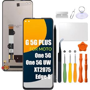 Replacement for Motorola Moto One 5G LCD Screen for moto ONE 5G UW/G 5G Plus / XT2075 / Edge S LCD Display Touch Screen Digitizer Assembly with Repair kit