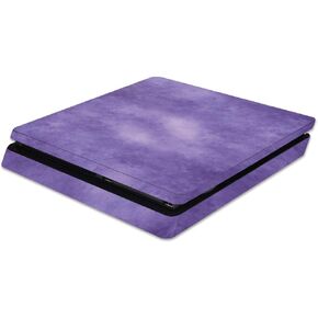 MightySkins Skin Compatible with Sony PS4 Slim Console - Purple Airbrush | Protective, Durable, and Unique Vinyl Decal wrap cover | Easy to Apply, Remove, and Change Styles | Made in The USA