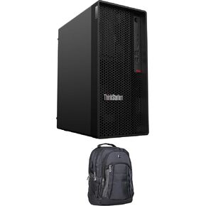 Lenovo P360 Workstation Desktop (Intel i7-12700 12-Core, Intel UHD 770, 16GB DDR5 4800MHz RAM, 256GB PCIe SSD, Wifi, Bluetooth, Win 10 Pro) with Premium Backpack