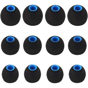 سماعات أذن ALXCD متوافقة مع سماعات LG HBS، 3 مقاسات و6 أزواج من سماعات الأذن البديلة من السيليكون، متوافقة مع LG HBS-730 750 770 800 810 900 910 Tone Pro Ultra Infinim Plus، أسود/أزرق in Kuwait