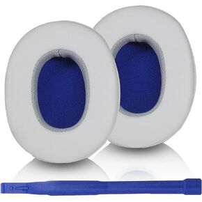 Adhiper Crusher Evo/ANC Replacement Earpads Cushions, Ear Pads for Skullcandy Crusher Wireless/Crusher ANC/Crusher Evo/Crusher 360 & Hesh ANC/Hesh Evo/Hesh 3 & Venue ANC Headphones (White)