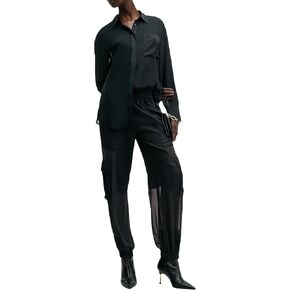 AllSaints Women's Jody Trouser, Black