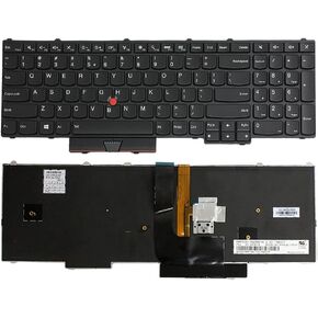 GinTai Laptops Keyboard with Backlit US Layout Replacement for Lenovo Thinkpad P50 P51 P70 00PA288 SN20K85114/00PA370 0BL0014(G)