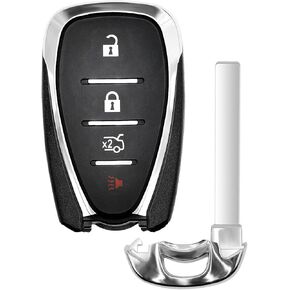 Key Fob Replacement for 2016-2021 Chevy Malibu Camaro/ 16-19 Cruze Car Keyless Entry Remote Control, HYQ4EA, 4 Buttons