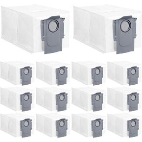 Robot Vacuum Cleaner Accessories, 14Pack Highly Configured Version Dust Bag for Roborock Qrevo S8 MaxV Ultra,S8 Max Ultra,Qrevo Pro,Qrevo S,Qrevo Master and Qrevo Plus in Kuwait