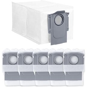 Robot Vacuum Cleaner Accessories, 14Pack Highly Configured Version Dust Bag for Roborock Qrevo S8 MaxV Ultra,S8 Max Ultra,Qrevo Pro,Qrevo S,Qrevo Master and Qrevo Plus