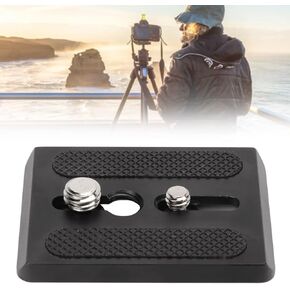 Tripod Quick Release Plate,Camera Mounting Adapter Parts,SLR Camera Quick Release Base Plate Adapter 1/4in 3/8in Thread for Sachtler FSB 6T FSB 8T DV2 DV 8 DV 10sb DV10