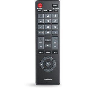 NH305UD Remote Control Replacement for Emerson TV Remote, Universal Remote Control for Emerson TV LCD HDTV Models LF402EM6 LF461EM4 LF501EM4 LF501EM5F LF391EM4 LF320EM4 LF461EM4A LF290EM4