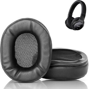 Earpads Replacement Cushion Compatible with Sony MDR-ZX750BN/MDR-ZX750AP Headphones Ear pads with Softer Protein Leather/Memory Foam
