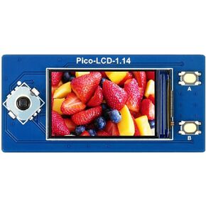Waveshare 1.14inch LCD Display Module for Raspberry Pi Pico 65K RGB Colors 240×135 Pixels with SPI Interface Embedded ST7789 Driver Using SPI Bus IPS Screen