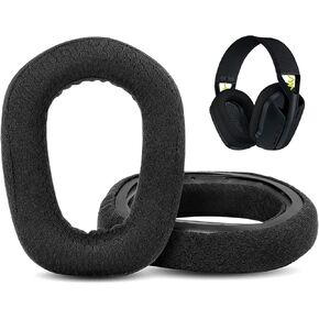 Replacement Earpads Cushion Compatible with Logitech G435 Bluetooth Gaming Headset Durable Ear Pads with Breathable Fabric Foam
