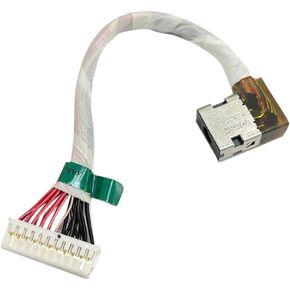 AC DC Plug in Charging Port Connector Socket Cable Replacement for HP Omen 17-CK 17T-CK 330W Series 17T-CK000 17-CK0010NR 17-CK1020NR 17-CK0008CA 17-CK0065CL M45544-S32 M57115-001