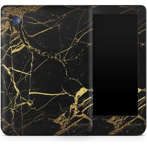 Tablet Skin Compatible with Kobo Clara 2E (2022) - Black Gold Marble - Premium 3M Vinyl Protective Wrap Decal Cover - Easy to Apply | Crafted in The USA by MightySkins