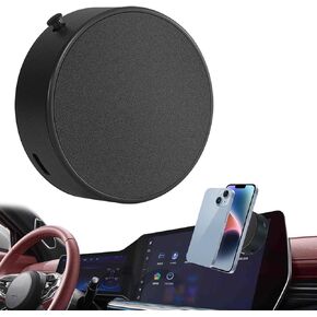 Magnetic Car Suction Cup Cell Phone Holder Mount Electric Vacuum Strong Suction Suitable for Car/Bathroom Smooth Surface, Compatible with Magnetic Cell Phone (Not Charging Phone) (White)