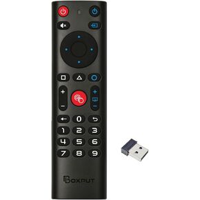 BPR3S Plus Bluetooth Voice Remote Control 2.4G RF Remote Air Mouse Remote Control with 6 Axis Gyroscope Support IR Learning TV 4 Keys IR Isolation for Android TV Box TV Stick