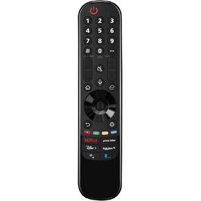 Allimity MR21GA Voice Replaced Remote Control fit for LG TV with 4 Shortcut Key Buttons Netflix Prime-Video Disney+ RAKUTEN-TV 55UP7700PUB 43UP7100ZUF 65QNED95UPA 70UP7070PUE 75NANO90UPA 50NANO75UPA