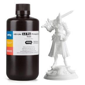 ELEGOO ABS-Like Resin 3.0 Pro, Higher Scratch-Resistance 3D Printing Photopolymer Resin, 405nm UV Resin for MSLA/DLP/LCD Printers Fast Curing High Precision Non-Brittle, Grey 500g