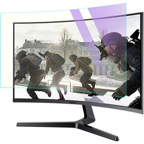 Anti Blue Light Anti Glare Screen Protector Filter for 34 Inches Gaming Monitor Curved Ultrawide 21: 9 Desktop Monitor, Relieve Eye Strain-32.20x13.58 inch(Narrow Border)