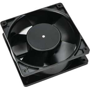 AC axial Fan 4E-115B, All Metal, high Wind, high air Pressure Cooling Fan,110V AC 120mm by 120mm by 38mm High Speed
