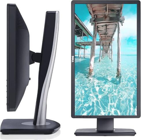 شاشة Dell P2213T مضادة للتوهج بإضاءة خلفية LED مقاس 22 بوصة، VGA، منفذ عرض، DVI، 16.7 مليون لون، USB 2.0 Downstream، USB 2.0 Upstream، وقت استجابة 5 مللي ثانية، معدل تحديث 60 هرتز (متجدد) in Saudi Arabia