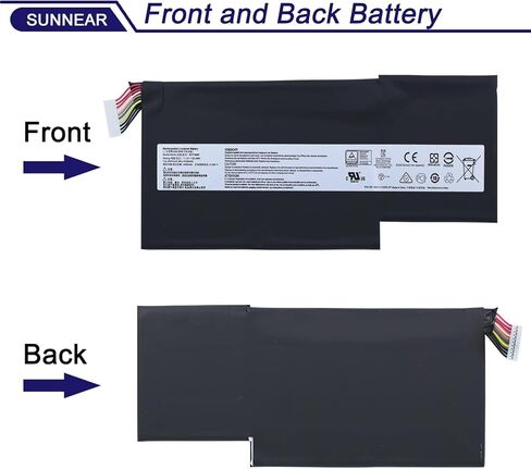 BTY-M6K بطارية كمبيوتر محمول لـ MSI Stealth Pro GS63VR 7RG 7RG-005 7RG-036CN GF63 Thin 8RC 8RD 8RD-031TH 8RC 8RC-034CZ GF75 Thin 3RD 8SC 8RD 8RC 8RX 9SC MS-16K3 MS-17B4 MS-16W1 MS-16R1 in Kuwait