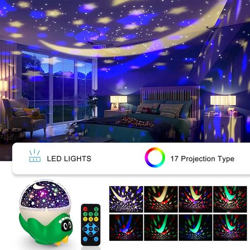 MOKOQI Halloween Projector Lights Indoor with 17 Color Effects, Halloween Devil Lamp Pumpkin Night Light and Star Projector for Halloween Christmas Holiday Party Decor in Saudi Arabia