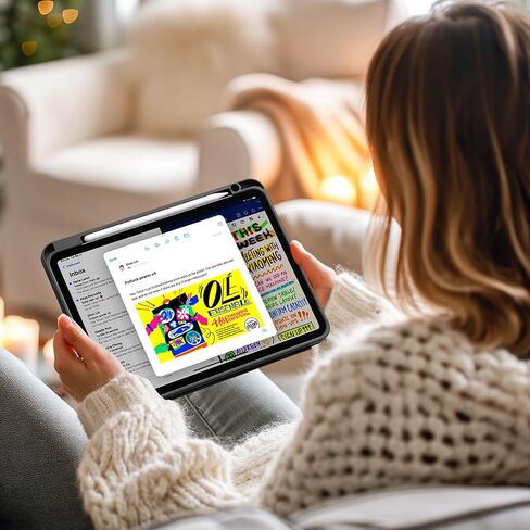 حافظة ZOVEEK 2024 iPad Pro 11 بوصة M4 (الجيل الخامس) مع حامل قلم رصاص، تدعم الشحن المغناطيسي لقلم الرصاص Pro، حافظة iPad الذكية مع حامل ثلاثي الطي، تدعم الاستيقاظ/النوم التلقائي (قرنفل أرجواني) in Saudi Arabia