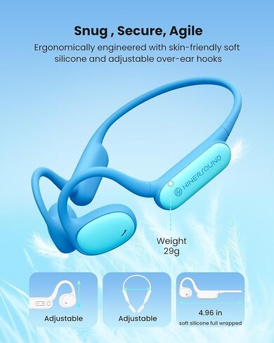 Kids Bluetooth Headphones Open Ear Air Conduction,70/85/94dB Volume Control Ultra-Light Wireless Sport Kids Earbuds for Children Travel/Running/Cycling in Saudi Arabia