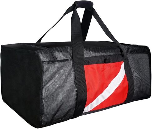 Luwint Heavy Duty Mesh Large Dive Duffle Bag, Pro Diving Gear Bag for Scuba Diving, Snorkeling, Travel Mesh Tote Bag for Diving, Snorkel, Beach, Pool Trip, Swimming, Water Sports Dive Equipment in Saudi Arabia