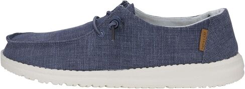 Hey Dude Wendy Chambray Light Blue Size 9, Women’s Shoes, Women’s Slip-on Loafers, Comfortable & Light-Weight in Saudi Arabia