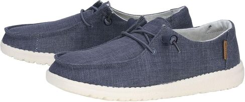 Hey Dude Wendy Chambray Light Blue Size 9, Women’s Shoes, Women’s Slip-on Loafers, Comfortable & Light-Weight in Saudi Arabia