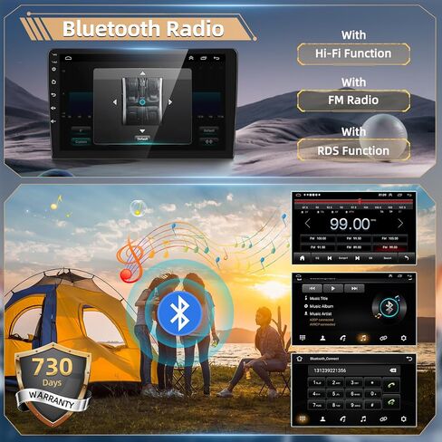 Podofo [2+64G] راديو ستيريو للسيارة لسيارة Jeep Grand Cherokee 1999-2004 مع CarPlay اللاسلكي وAndroid Auto شاشة لمس 9 بوصة صوت بلوتوث مع نظام تحديد المواقع العالمي (GPS) ومرآة وصلة WiFi RDS Hi-Fi كاميرا احتياطية in Saudi Arabia