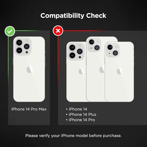 magglass Privacy+ Guard for iPhone 14 PRO MAX Privacy Screen Protector Tempered Glass, Case Compatible (Anti-Spy Side Tint) in Kuwait