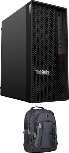 Lenovo P360 Workstation Desktop (Intel i7-12700 12-Core, Intel UHD 770, 16GB DDR5 4800MHz RAM, 256GB PCIe SSD, Wifi, Bluetooth, Win 10 Pro) with Premium Backpack in Saudi Arabia