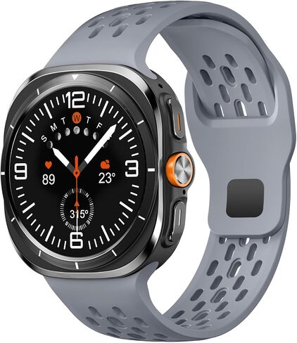 Maledan Sports Band Compatible with Samsung Galaxy Watch Ultra bands 47mm, Soft Silicone Breathable Waterproof Strap Accessories for Samsung Watch Ultra band Women Men in Saudi Arabia