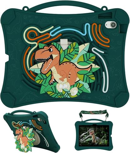 Kids Protective Case Compatible with Apple iPad 10th Generation 2022 10.9 Inch with Handle Strap Pencil Holder Heavy Duty for Boys Girls Proof in Saudi Arabia