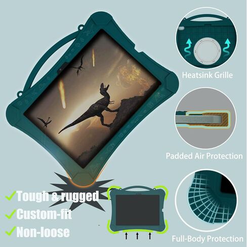 Kids Protective Case Compatible with Apple iPad 10th Generation 2022 10.9 Inch with Handle Strap Pencil Holder Heavy Duty for Boys Girls Proof in Saudi Arabia