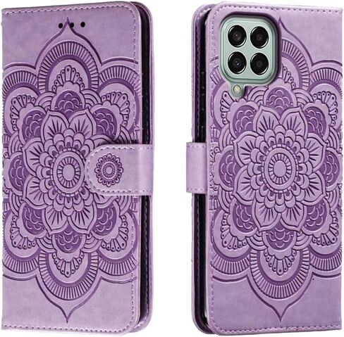 for Samsung Galaxy A22 4G / M32 4G / M22 4G Case Wallet with Card Holder Kickstand Magnetic Soft Leather Flip Fold Case for Samsung A22 4G Cover (Blue) in Saudi Arabia